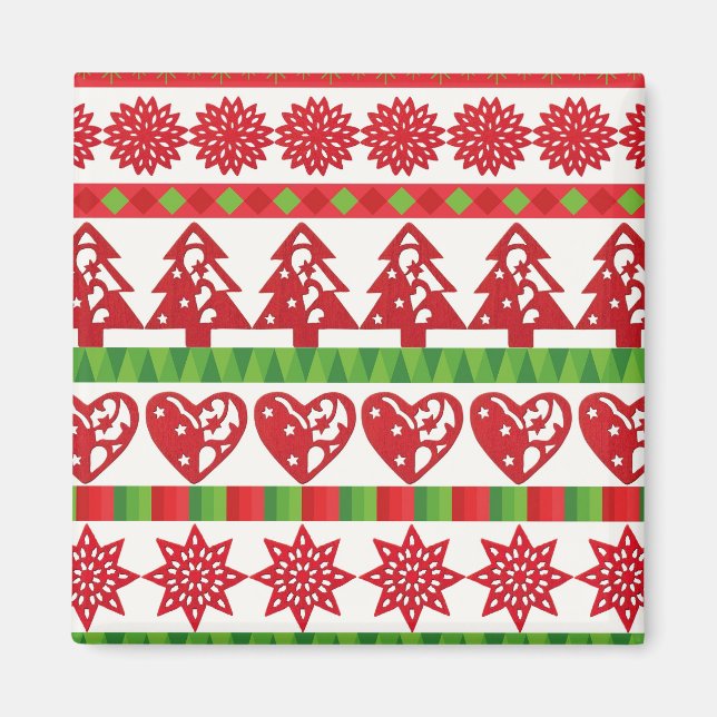 Imã Símbolos natalinos (Frente)