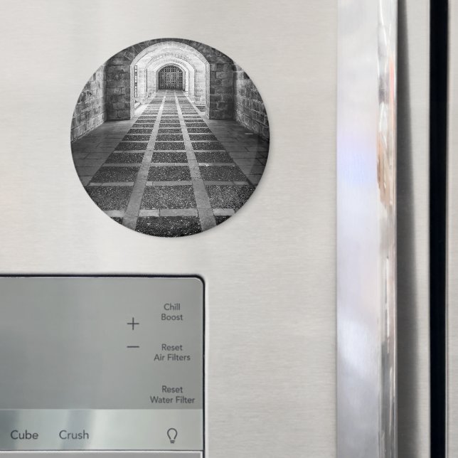 Imã Simetria em preto e branco (In Situ (Fridge))