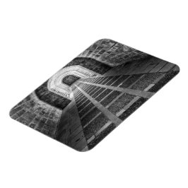 Ímã Simetria em preto e branco