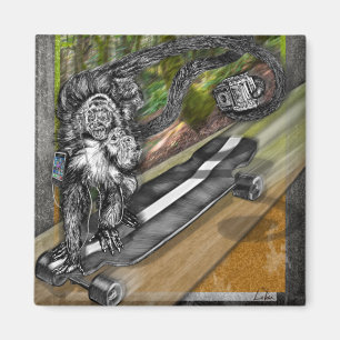 Imã Simian Skate Selfie