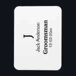 Ímã SIMPLE MINIMAL adicione o seu nome presente person<br><div class="desc">design</div>