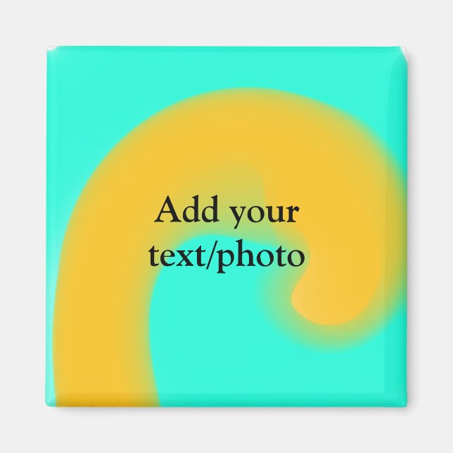 Imã Simples acrilato de fluido adicione seu nome de te (Frente)