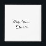 Imã SIMPLES chá de fraldas MINIMAL.CUTIE ADICIONAR NOM<br><div class="desc">Design</div>