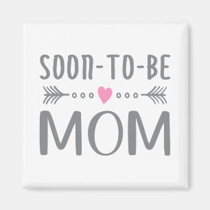 Imã Simples Dia de as mães de mamãe em breve Magnet