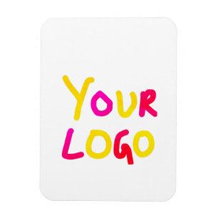Ímã simples e mínimo adicione seu logotipo/design aqui