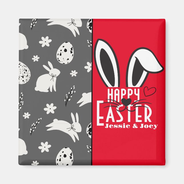 Imã simples família simples e fofa (Frente)