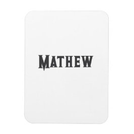 Ímã simples letra inicial monograma adicionar sua letr