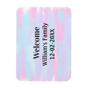 Ímã simples logotipo monograma mínimo personalizado be