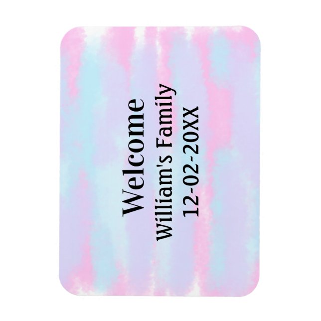 Ímã simples logotipo monograma mínimo personalizado be (Vertical)