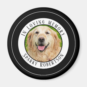 Imã Simples Memorial Personalizado de Pet
