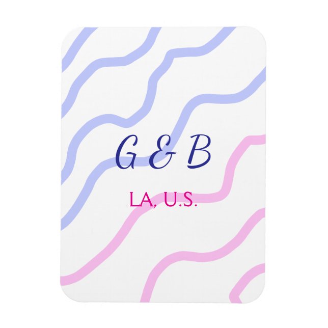 Ímã SIMPLES MINIMAL adicionar texto do nome da cidade  (Vertical)