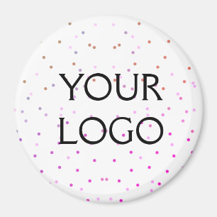 Imã simples minimal adicione seu logotipo/design aqui
