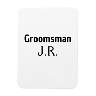 Ímã SIMPLES MINIMAL adicione seu nome padrinho persona