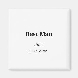 Imã SIMPLES MINIMAL adicione seu nome personalizado me