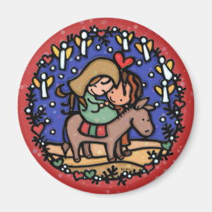 Imã Simples Natal. O amor era nascer. Meu Deus. VERMEL