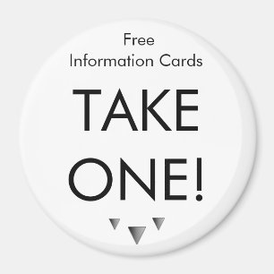 Imã Simples tome um ímã - personalizado