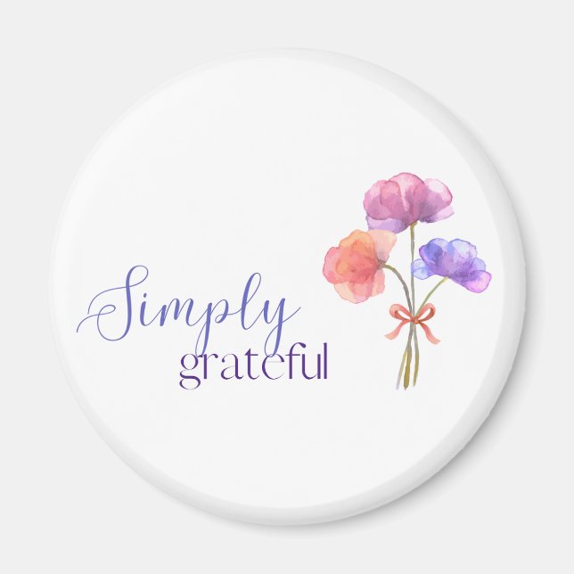 Imã Simplesmente Grateful Magnet (Frente)