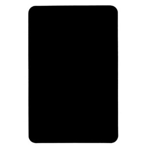 Ímã Simplesmente Preto Cor Sólida Personalize-A