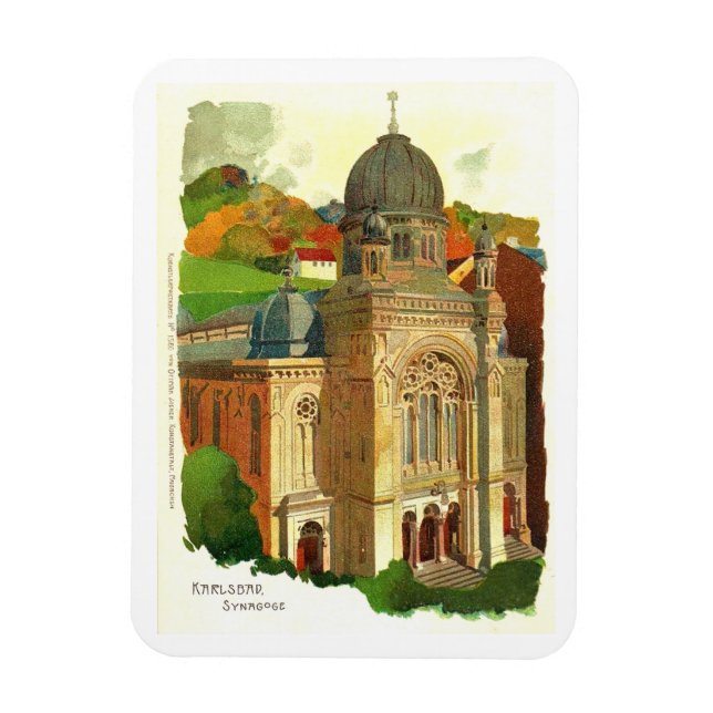 Ímã Sinagoga de Karlovy Vary (Karlsbad) (Vertical)