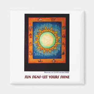 Imã Sinais Sun - Deixe seu brilho