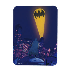 Ímã Sinal Bat Sobre Gotham
