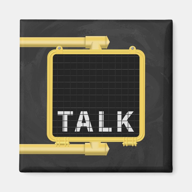 Imã Sinal Crosswalk de Nova Iorque (Frente)