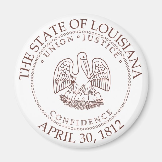 Imã sinal da Louisiana (Frente)