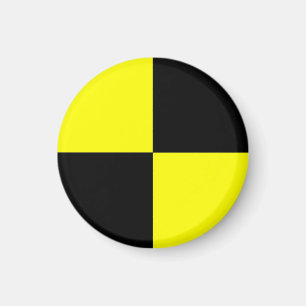 Imã sinal de acidente do carro dos manequins de ensaio