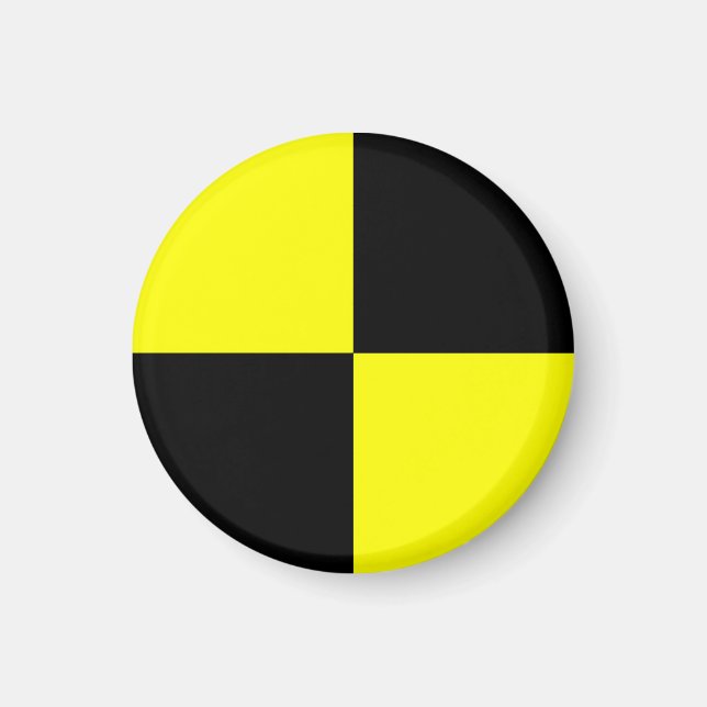 Imã sinal de acidente do carro dos manequins de ensaio (Frente)