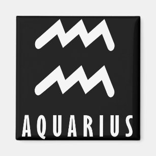 Imã sinal de Aquarius Zodiac