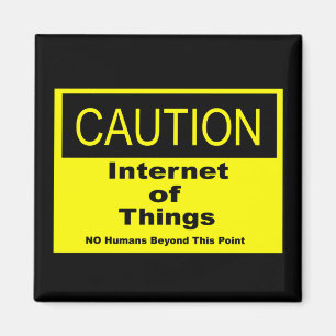 Imã Sinal de Aviso de Caução IoT da Internet das Coi