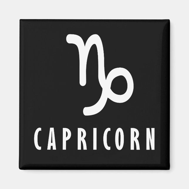 Imã Sinal de Capricórnio zodiac (Frente)