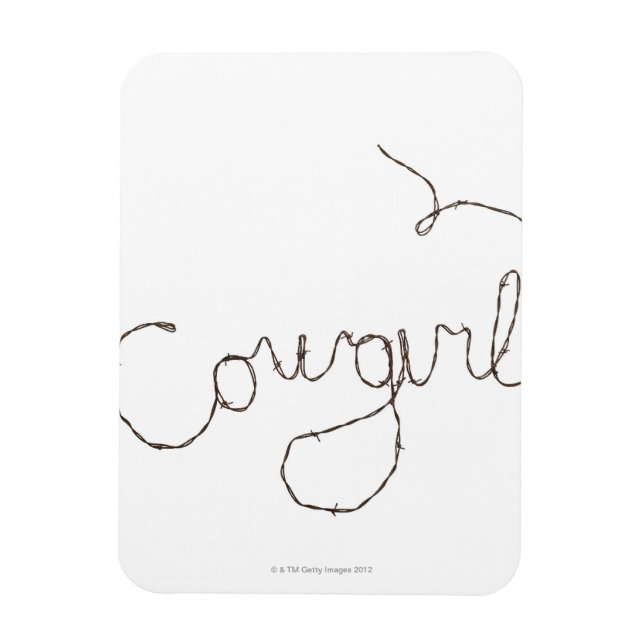 Ímã Sinal de Cowgirl (Vertical)