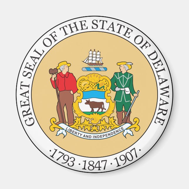 Imã sinal de Delaware (Frente)