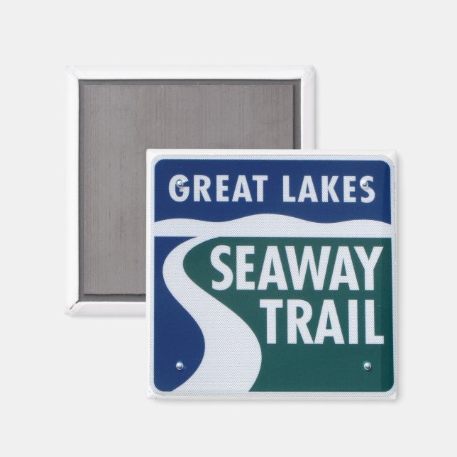 Imã Sinal de desvio cênico dos lagos do excelente (Front/Back)