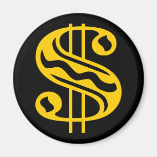 Imã Sinal de Dólar - Âmbar