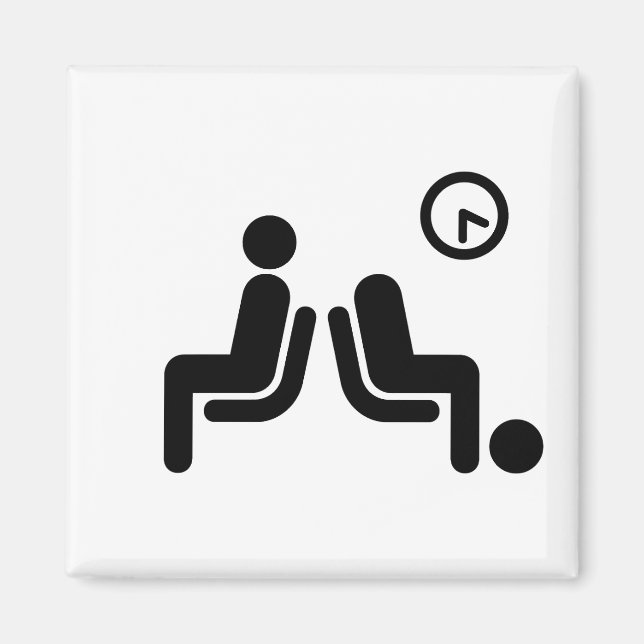 Imã Sinal de espera longo (Frente)