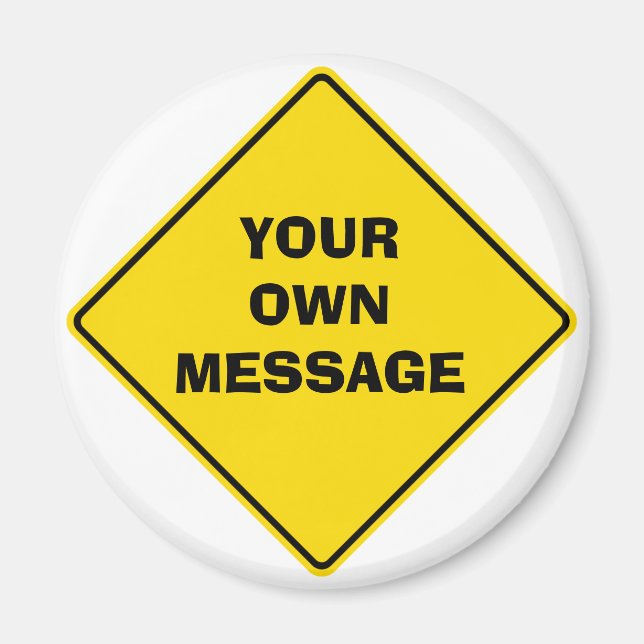 Imã Sinal de estrada (Frente)