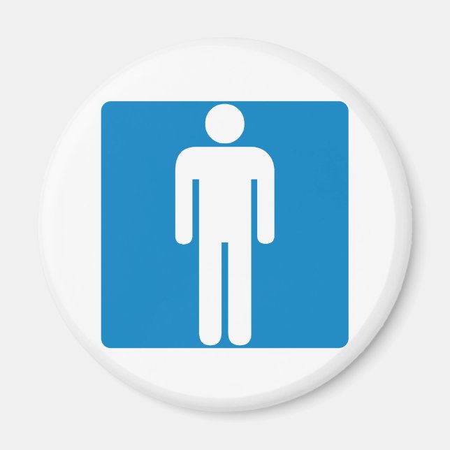 Imã Sinal de Estrada de Restauro masculino (Frente)