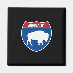 Imã Sinal de Estrada Interestadual de Angola Nova York