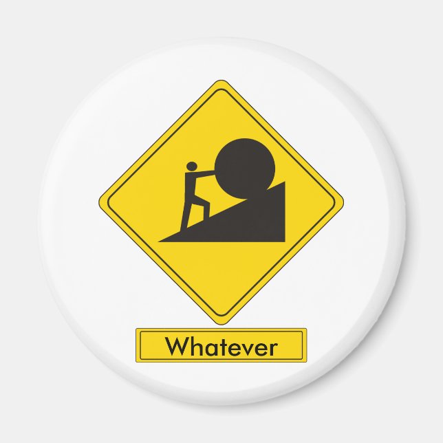 Imã Sinal de Estrada Sísifo (Frente)