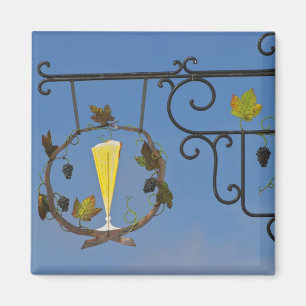 Imã Sinal de ferro em formas que ilustra o tema