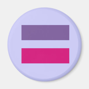 Imã sinal de igual símbolo casamento igualdade gay bi