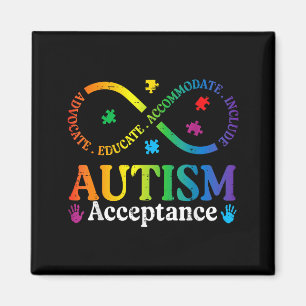 Imã Sinal de infinito autismo asd conscientização acei