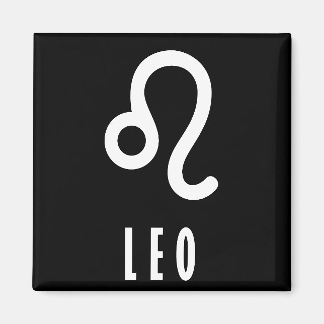 Imã Sinal de Leo Zodiac (Frente)