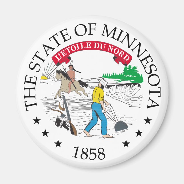 Imã Sinal de Minnesota (Frente)