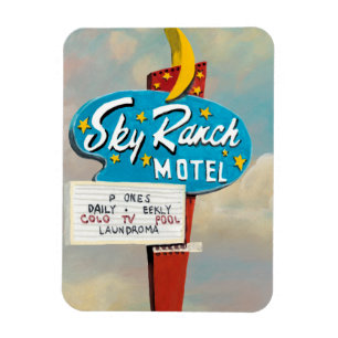 Ímã Sinal de Motel Sky Ranch