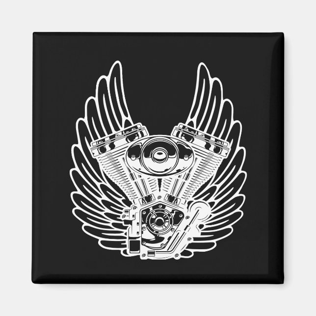 Imã Sinal de motociclista (Frente)