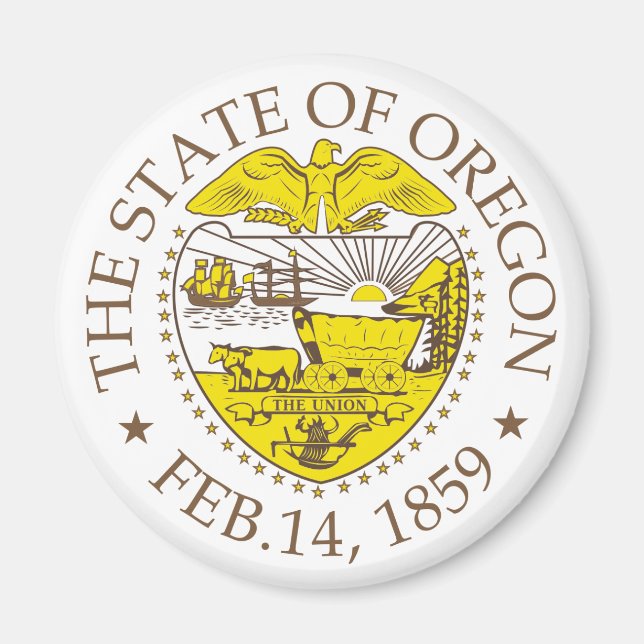 Imã Sinal de Oregon (Frente)