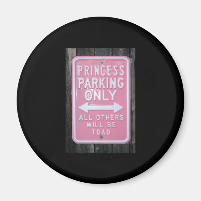 Imã Sinal de Parking da Princesa Funny (Frente)